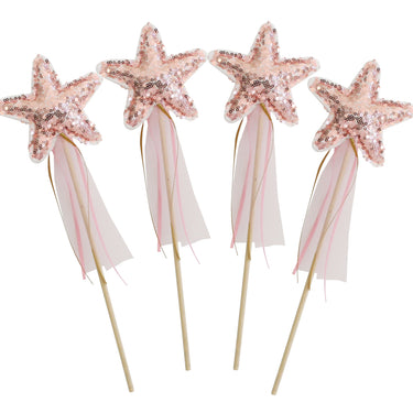 Star Wand Sequin Rose Gold